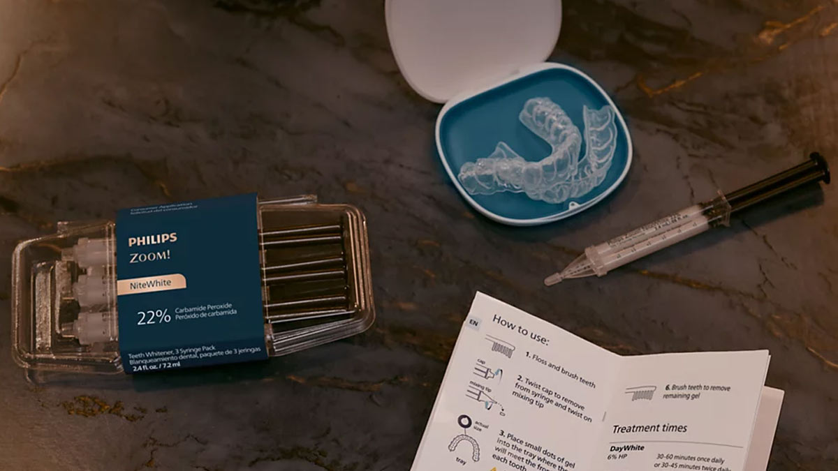 Take-home whitening trays